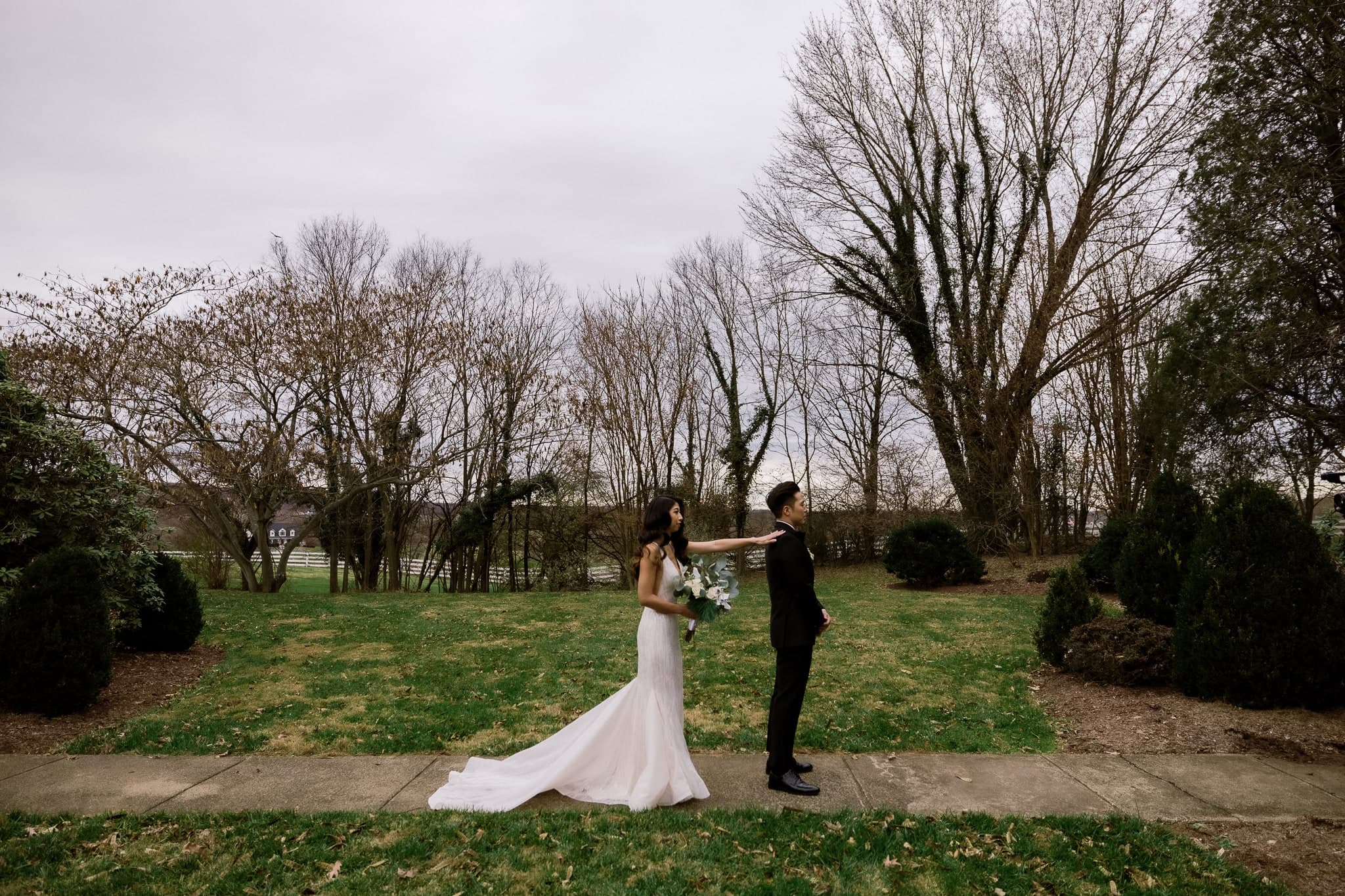 First look on the garden path